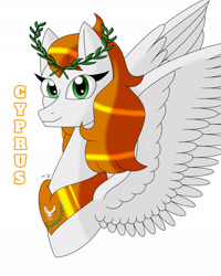 Size: 1717x2146 | Tagged: safe, artist:hiroultimate, oc, pony, cyprus, nation ponies, ponified, solo