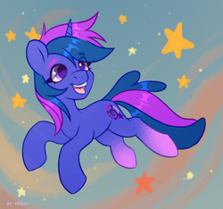 Size: 700x654 | Tagged: safe, artist:shelti, oc, oc only, oc:flashpoint, pony, unicorn, colored, flat colors, horn