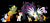 Size: 2280x1026 | Tagged: safe, artist:moonlightthegriffon, oc, oc only, oc:bright slice, oc:chocolate croissant, oc:doozy(changeling), oc:grape thrash, oc:gunnar sanddune, oc:mistypetal, oc:orange soda, oc:pivotal punk, oc:sneakysea, changedling, changeling, earth pony, griffon, hippogriff, pegasus, pony, storm creature, unicorn, base used, black background, blank flank, broken horn, changedling oc, changeling oc, colt, earth pony oc, female, filly, flying, foal, griffon oc, group photo, hippogriff oc, horn, male, multicolored hair, pegasus oc, punk, simple background, spread wings, stallion, storm creature oc, tongue out, unicorn oc, wings