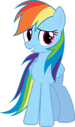 Size: 3000x5069 | Tagged: safe, artist:dashiesparkle, rainbow dash, pegasus, pony, g4, .svg available, female, mare, simple background, solo, transparent background, vector