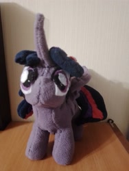 Size: 3000x4000 | Tagged: safe, artist:jbond, twilight sparkle, alicorn, pony, g4, female, handmade, high res, irl, mare, photo, photography, plushie, solo, twilight sparkle (alicorn)