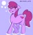 Size: 1958x2048 | Tagged: safe, artist:eltrash_art6, berry punch, berryshine, earth pony, pony, g4, blushing, female, mare, open mouth, purple background, simple background, solo