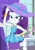 Size: 873x1242 | Tagged: safe, screencap, rarity, human, camping must-haves, equestria girls, g4, my little pony equestria girls: better together, cropped, female, geode of shielding, hat, magical geodes, rarity peplum dress, solo, sun hat