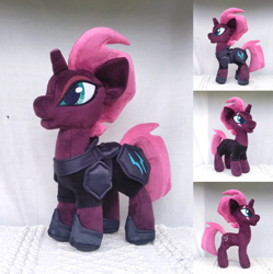 Size: 4827x4841 | Tagged: safe, artist:azdaracylius, tempest shadow, pony, unicorn, g4, armor, broken horn, clothes, eye scar, facial scar, horn, irl, photo, plushie, scar, solo, uniform