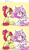 Size: 1280x2240 | Tagged: safe, artist:arielsbx, apple bloom, princess celestia, pony, ask little applebloom, ask princess moe-lestia, g4, boop, cewestia, duo, duo female, female, filly, younger