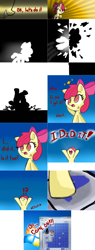 Size: 2562x6724 | Tagged: safe, artist:arielsbx, apple bloom, pony, ask little applebloom, g4, fourth wall, microsoft windows, minesweeper, solo, windows 7