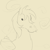 Size: 2000x2000 | Tagged: safe, artist:rapt, rainbow dash, horse, g4, beige background, hoers, low effort, simple background, sketch, solo