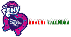 Size: 1647x849 | Tagged: safe, artist:cartoonmasterv3, edit, advent calendar, christmas, christmas 2024, holiday, logo, logo edit, no pony, simple background, transparent background