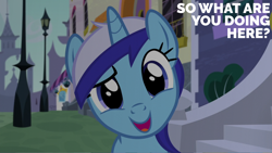 Size: 2000x1125 | Tagged: safe, edit, edited screencap, editor:quoterific, screencap, minuette, pony, unicorn, amending fences, g4, season 5, canterlot, caption, female, horn, mare, solo, text