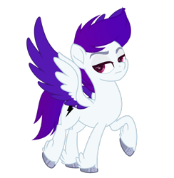 Size: 4019x4110 | Tagged: safe, artist:ramixe dash, oc, oc only, oc:lightning stars, pegasus, pony, g4, g5, base used, g5 to g4, generation leap, simple background, solo, transparent background