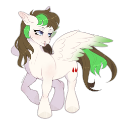 Size: 1506x1458 | Tagged: safe, artist:shady-bush, oc, oc only, pegasus, pony, artfight, blood, nosebleed, pegasus oc, simple background, solo, transparent background