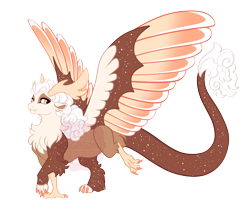 Size: 4400x3800 | Tagged: safe, artist:gigason, oc, oc only, oc:free spirit, draconequus, colored wings, multicolored wings, offspring, parent:discord, parent:gilda, parents:gildacord, simple background, solo, transparent background, wings