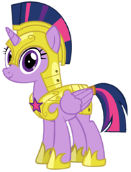 Size: 800x1045 | Tagged: safe, artist:eyvaricko, artist:twilyisbestpone, twilight sparkle, alicorn, pony, g4, armor, base used, female, helmet, hoof shoes, looking at you, mare, royal guard, royal guard armor, royal guard twilight sparkle, simple background, smiling, smiling at you, solo, transparent background, twilight sparkle (alicorn), wrong eye shape