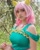 Size: 1080x1350 | Tagged: safe, artist:gianaxrose, fluttershy, human, g4, bare shoulders, clothes, cosplay, costume, irl, irl human, photo, solo