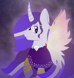 Size: 2206x2320 | Tagged: safe, artist:kosmiktym, oc, oc only, alicorn, pony, solo