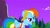 Size: 2137x1214 | Tagged: safe, screencap, rainbow dash, pegasus, pony, g4, my little pony: friendship is magic, season 1, the best night ever, alternate hairstyle, at the gala, beautiful, bush, canterlot, clothes, determined, determined face, determined look, determined smile, dress, female, gala, gala dress, gown, grand galloping gala, grass, mare, night, rainbow dash's first gala dress, singing, solo, stars, water, waterfall