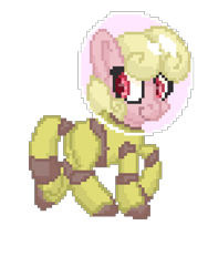 Size: 1080x1440 | Tagged: safe, artist:shaslan, oc, oc only, oc:puppysmiles, pony, fallout equestria, fallout equestria: pink eyes, digital art, fanfic art, pixel art, simple background, solo, transparent background