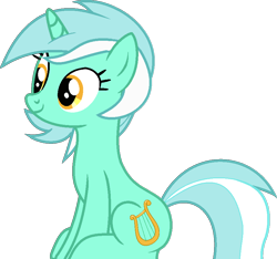 Size: 876x820 | Tagged: safe, artist:stephen-fisher, lyra heartstrings, pony, unicorn, g4, female, horn, mare, simple background, solo, transparent background, vector