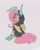 Size: 1620x2048 | Tagged: dead source, safe, artist:petaltwinkle, fluttershy, pegasus, pony, g4, blush lines, blushing, bunny ears, bunny hood, clothes, costume, cute, dangerous mission outfit, eye clipping through hair, female, frown, goggles, goggles on head, gray background, hoodie, long eyelashes, long mane, long socks, long tail, looking back, mare, nervous, partially open wings, pink mane, pink tail, rear view, scrapes, shyabetes, simple background, sitting, socks, solo, sparkly mane, sparkly tail, sweat, sweatdrop, tail, teal eyes, two toned mane, two toned tail, wavy mane, wavy mouth, wavy tail, wings, yellow coat