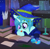 Size: 2659x2580 | Tagged: safe, artist:isaac_pony, oc, oc only, oc:tiny sapphirus, pony, unicorn, book, bookshelf, clothes, cute, dungeons and dragons, fantasy, fantasy class, feather, femboy, glasses, hat, herbs, horn, library, mage, male, night, paper, pen and paper rpg, potion, quill, rpg, socks, solo, tongue out, vector, wizard, wizard hat