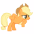 Size: 5000x5000 | Tagged: safe, artist:broneill95, applejack, earth pony, pony, fall weather friends, g4, my little pony: friendship is magic, absurd resolution, applejack is best facemaker, applejack's hat, cowboy hat, female, hat, mare, simple background, solo, transparent background, vector