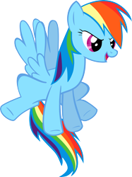 Size: 3751x5006 | Tagged: safe, artist:dutchcrafter, rainbow dash, pegasus, pony, g4, .svg available, female, mare, multicolored hair, open mouth, rainbow hair, simple background, solo, transparent background, vector