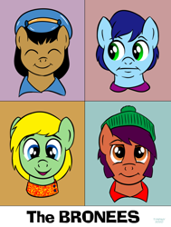 Size: 580x768 | Tagged: safe, artist:tim-kangaroo, pony, 2020, eyes closed, head only, male, ponified, stallion, the monkees