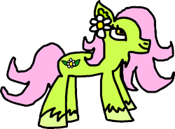 Size: 799x590 | Tagged: safe, artist:sillaycritt3r, oc, oc only, pony, g5, female, flower, flower in hair, g5 oc, g5 speculation, mare, simple background, smiling, solo, tail, transparent background, unshorn fetlocks