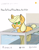 Size: 2804x3600 | Tagged: safe, artist:ponny, applejack, earth pony, pony, g4, colored, drawthread, partially submerged, requested art, solo, standing, standing in water, text, water, wikihow