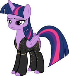 Size: 2475x2726 | Tagged: safe, artist:edy_january, artist:starryshineviolet, edit, part of a set, vector edit, twilight sparkle, alicorn, pony, g4, clothes, cosplay, costume, kasuga, kasuga (sengoku basara), kasugano sakura, sengoku, sengoku basara, serious, serious face, simple background, solo, transparent background, twilight sparkle (alicorn), unamused, vector, wetsuit