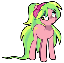 Size: 900x873 | Tagged: safe, artist:kindakismet, lemon zest, earth pony, pony, g4, earth pony lemon zest, equestria girls ponified, headphones, ponified, simple background, solo, transparent background