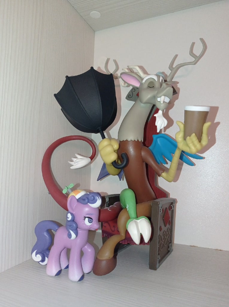 #3404629 - safe, discord, screwball, fanfic:daughter of discord ...