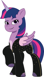 Size: 807x1397 | Tagged: safe, artist:edy_january, artist:prixy05, edit, editor:edy_january, part of a set, vector edit, twilight sparkle, alicorn, pony, g4, g5, my little pony: tell your tale, clothes, cosplay, costume, g4 to g5, generation leap, kasuga, ninja, parody, reference, sengoku basara, sexy, simple background, solo, transparent background, twilight sparkle (alicorn), vector, wetsuit