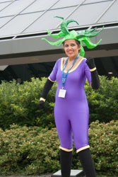 Size: 2592x3888 | Tagged: safe, mane-iac, human, bronycon, bronycon 2014, g4, clothes, cosplay, costume, irl, irl human, outdoors, photo, solo