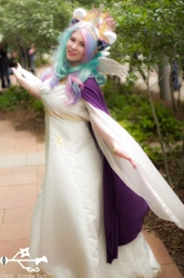 Size: 1356x2048 | Tagged: safe, artist:lochlan o'neil, princess celestia, human, g4, clothes, cosplay, costume, irl, irl human, photo, solo