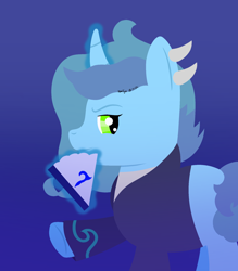 Size: 1640x1875 | Tagged: safe, artist:kosmiktym, oc, oc only, pony, unicorn, horn, solo