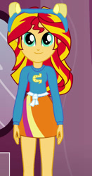 Size: 490x936 | Tagged: safe, artist:qbert2kcat, sunset shimmer, equestria girls, g4, solo