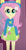 Size: 490x936 | Tagged: safe, artist:qbert2kcat, fluttershy, equestria girls, g4, clothes, female, looking at you, skinny, skirt, smiling, smiling at you, solo, thin