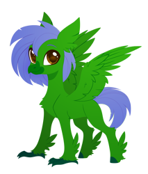 Size: 2420x2835 | Tagged: safe, artist:belka-sempai, part of a set, oc, oc only, classical hippogriff, hippogriff, g4, classical hippogriffied, commission, hippogriffied, simple background, smiling, solo, species swap, spread wings, transparent background, wings, ych result