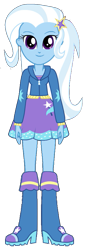 Size: 345x985 | Tagged: safe, artist:qbert2kcat, trixie, equestria girls, g4, background removed, boots, clothes, high heel boots, hoodie, shirt, shoes, simple background, skirt, solo, transparent background, trixie wearing her boots