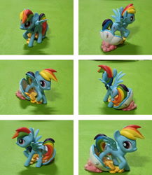 Size: 3307x3818 | Tagged: safe, artist:dingopatagonico, rainbow dash, pegasus, g4, figurine, irl, photo, solo