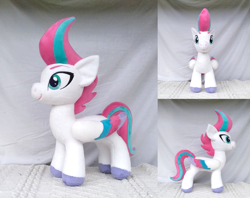 Size: 1998x1586 | Tagged: safe, artist:azdaracylius, zipp storm, pony, g5, irl, photo, plushie, solo