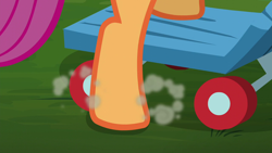 Size: 1280x720 | Tagged: safe, screencap, scootaloo, g4, on your marks, legs, pictures of legs, solo