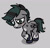 Size: 1037x996 | Tagged: safe, artist:doodlesinky, oc, oc only, oc:inky doodles, pegasus, blaze (coat marking), coat markings, crying, facial markings, female, filly, foal, freckles, heterochromia, nonbinary, sad, solo, unshorn fetlocks