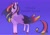 Size: 2048x1424 | Tagged: safe, artist:__rat__king__, twilight sparkle, alicorn, pony, g4, alternate design, alternate eye color, alternate mane color, alternate tail color, alternate tailstyle, blaze (coat marking), blue eyes, coat markings, colored hooves, colored horn, colored muzzle, colored pinnae, colored wings, colored wingtips, curved horn, facial markings, female, floating crown, folded wings, freckles, glasses, gradient background, gradient horn, gradient legs, gradient mane, gradient tail, hooves, horn, large wings, leonine tail, lidded eyes, long mane, long tail, looking back, mare, multicolored horn, multicolored mane, multicolored tail, multicolored wingtips, pale muzzle, profile, purple hooves, purple text, round glasses, socks (coat markings), solo, sparkly mane, sparkly tail, sparkly wingtips, standing, straight mane, straight tail, tail, tall ears, text, thin legs, twilight sparkle (alicorn), unshorn fetlocks, watermark, wing fluff, wings