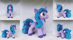 Size: 6269x3489 | Tagged: safe, artist:azdaracylius, izzy moonbow, pony, g5, irl, photo, plushie, solo