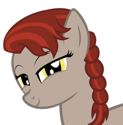 Size: 2826x2864 | Tagged: safe, artist:mrvector, edit, oc, oc only, oc:lawkeeper equity, earth pony, pony, elements of justice, braid, earth pony oc, eyebrows, female, looking at you, mare, simple background, smiling, smiling at you, smug, solo, transparent background, vector