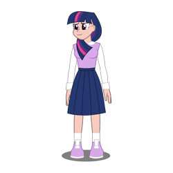 Size: 1800x1800 | Tagged: safe, artist:deathfirebrony, twilight sparkle, human, g4, clothes, female, humanized, simple background, solo, transparent background, vector