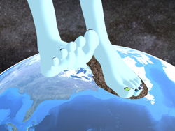 Size: 5000x3750 | Tagged: safe, artist:dragonalex555, rainbow dash, human, equestria girls, g4, drumming, drumming feet, earth, feet, female, fetish, foot fetish, foot focus, giant human, giantess, giga, legs, macro, nail polish, pictures of legs, solo, toenail polish, toes