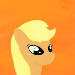 Size: 2048x2048 | Tagged: safe, artist:trrrebleee, artist:trrriple0dds, applejack, earth pony, g4, drawing, painting, solo